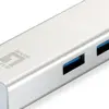 LevelOne HUB Gigabit USB-C Network Adapter USB 3.2 Gen 1 3 portas