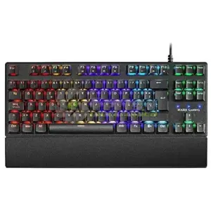 Mars Gaming MKTKLBPT Teclado Mecânico Blue RGB com fio Azul
