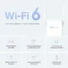 Mercusys ME60X Repetidor Wi-Fi 6 1201 Mbps 5 GHz