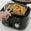 Mesko MS 4908 2,5L Preto Fritadeira com Controle de Temperatura
