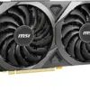 MSI GeForce RTX 3060 12GB GDDR6 1807 MHz VRAM 3584 cores