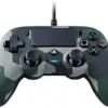 Nacon Wired Illuminated Compact Controller PS4 e PC Green Camo