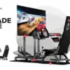 Next Level Racing Wheel Stand Lite Compatível com Logitech, Thrustmaster e Fanatic Preto