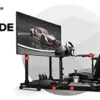 Next Level Racing Wheel Stand Racer Compatível com Logitech, Thrustmaster e Fanatic Preto