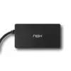 Nox Hub USB3.0 4 Portas Preto USB 3.2 Gen 1 4 portas