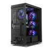 Nox Hummer Horus ARGB Vidro Temperado Micro ATX Preto Com Ventoinhas RGB