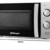 Orbegozo Mi 2118 700W Microondas 6 Níveis Funções Descongelar e Reaquecimento Preto