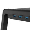 Ozone Riser Pro Stand para Monitor 54,5cm Preto com USB 3.0