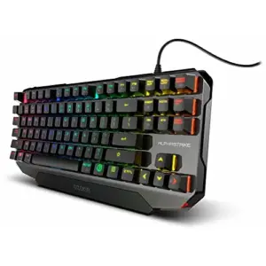 Ozone Alpha Strike Red Outemu RGB Fios Preto