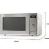 Panasonic NN-GD37HSGTG 1000 W Micro-ondas combinado Aço inoxidável