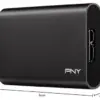 PNY SSD Elite 480GB 430MB/s Cinzento