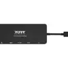 Port Designs 901909 Docking Station USB-C HDMI VGA Ethernet Preto