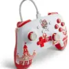 PowerA Comando com fios Mario Nintendo Switch Vermelho branco