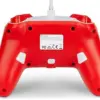 PowerA Comando com fios Mario Nintendo Switch Vermelho branco
