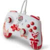 PowerA Comando com fios Mario Nintendo Switch Vermelho branco