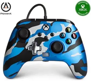 PowerA Comando Enhanced Metallic Blue Camo Xbox Series X Acessórios para Xbox {cor}