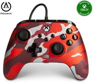 PowerA Comando Enhanced Metallic Red Camo Gamepad Xbox Series X/S