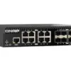 QNAP QSW-M3216R-8S8T Switch Gerido 10G Ethernet 8 Portas Preto