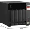 QNAP TS-473A 8GB NAS com Conectividade de 2,5 GbE