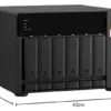 QNAP TS-673A 8GB NAS 6 Baias
