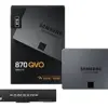 Samsung 870 QVO 8TB SSD SATA III Preto