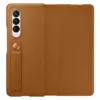 Samsung EF-FF926LAEGWW Capa de Couro Bege para Galaxy Z Fold3