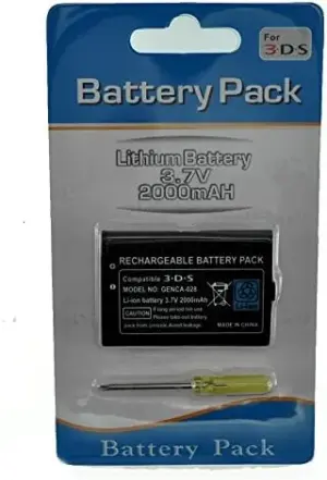 Satkit Bateria Recarregável de Íons de Lítio para Nintendo 3DS 3.7V 2000mAh