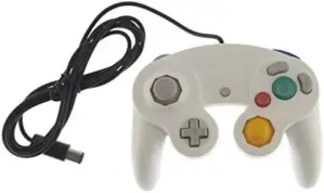 Satkit Controlador Wii Gamecube branco compatível com Gamecube e Wii