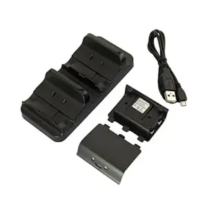 Satkit G030204-DUAL-BAT-XBOXONE Base de Carga Dupla para Xbox One com 2 Baterias Recarregáveis