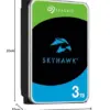 Seagate SkyHawk 3TB HDD 5400 RPM