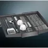 Siemens SN25ZW49CE 14 Conjuntos Lavadora de Louça Preto