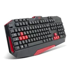 Spirit of Gamer Pro-K3 Membrana Iluminação Vermelho Preto