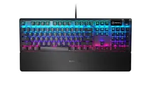 SteelSeries Apex 5 Teclado Mecânico Azul RGB com fio Preto