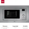 Teka MWE202 FI INOX 800 W 20 l micro-ondas encastrar