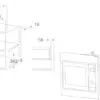Teka MWE202 FI INOX 800 W 20 l micro-ondas encastrar