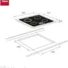Teka TZ6317 5400W vitrocerâmica 3 zonas