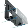 TooQ TQMPM4776 Suporte Universal de Parede para Router/Multimédia/Consoles 128x127x47mm Preto