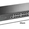 TP-Link JetStream Switch Gerenciado Gigabit 24 Portas Preto