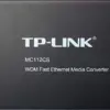 TP-Link MC112CS Conexão de fibra 1000 Mbit/s Gigabit Ethernet Preto