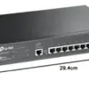 TP-Link TL-SG3210 Switch Gerido Gigabit Ethernet 8 Portas Preto