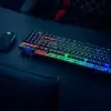 Trust GXT 838 Azor Teclado Membrana RGB com Fio Preto