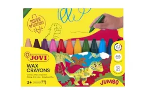Jovi Caixas Lápis de Cera Jumbo 12 un