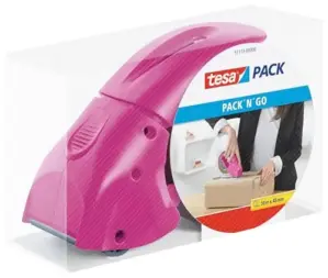Tesa Dispensador de Fita Pack’n Go Rosa