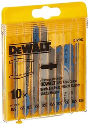 DeWALT Conjunto de 10 Folhas de Serra DT2292-QZ para Metal