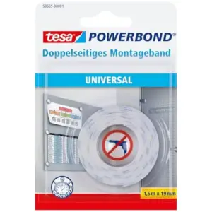 Tesa Fita Adesiva Dupla Face Powerbond 1,5m x 19mm