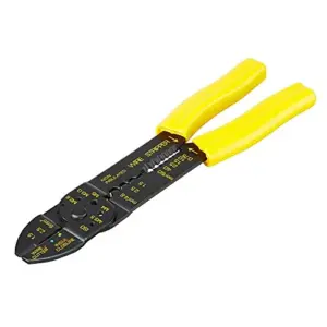 Stanley Alicate para crimpar 1,5 a 6 mm² Preto Ergonômico