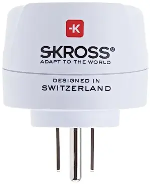 Skross Adaptador de Tomada para Europa-EUA 13-15A
