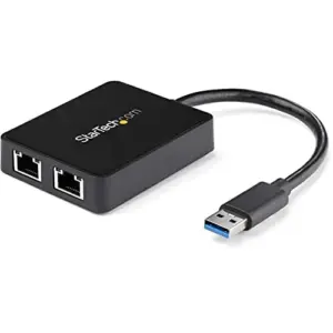 Startech.com Placa de Rede USB32000SPT USB Gigabit Ethernet 5000 Mbit/s Preto