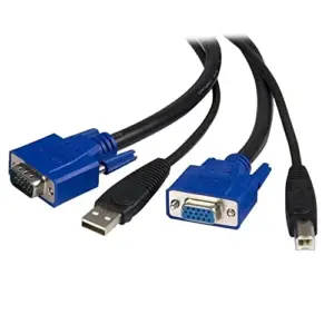 Startech Cabo KVM USB A/VGA 1,8m Tipo A/VGA