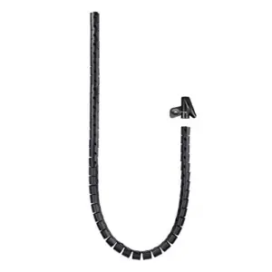 Nanocable 10.36.0001-BK Organizador de Cabos Flexível 25mm Preta